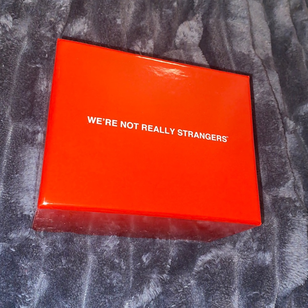 We are not strangers game Brand new card game